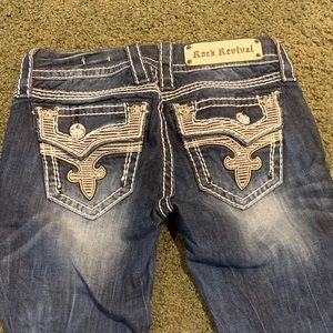 Rock Revival with white Stitching